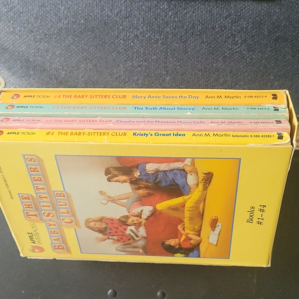 Vintage 1991 Baby-Sitters Club Book Set #1-4